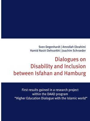 cover image of Dialogues on Disability and Inclusion between Isfahan and Hamburg